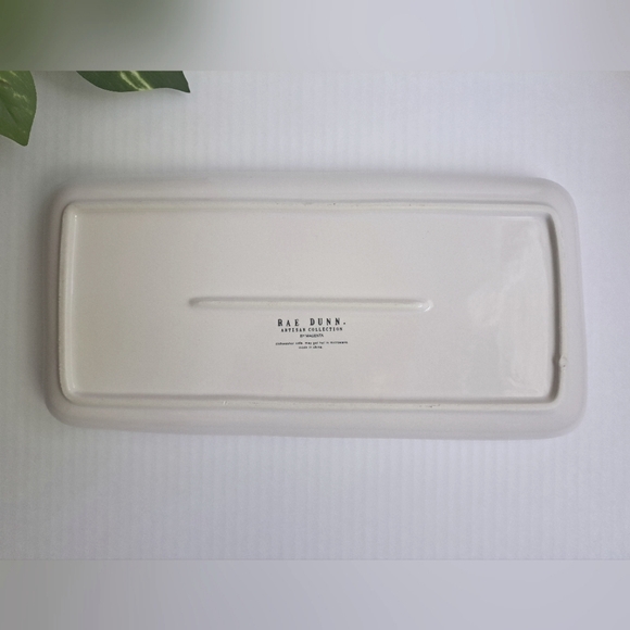 Rae Dunn Ceramic Fourth of July Patriotic Serving Tray Platter - Picture 5 of 6